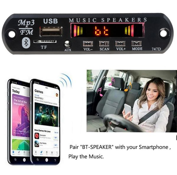 bluetooth handscar kit wireless fm receiver mp3 player decoder board usb 3.5mm music player diy car speaker modification
bluetooth handscar kit wireless fm receiver mp3 player decoder board usb 3.5mm music player diy car speaker modification