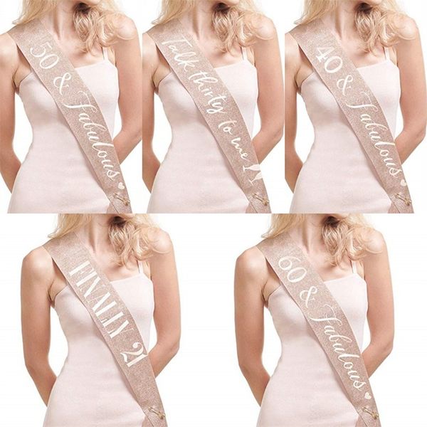 21 30 40 50 60 etiquette belt finally talk thirty to me sashes leatherwear champagne gold shoulder strap with different style 6jq j1
21 30 40 50 60 etiquette belt finally talk thirty to me sashes leatherwear champagne gold shoulder strap with different style 6jq j1