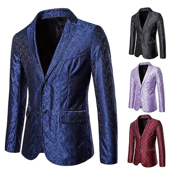 fashion england suit formal wear casual business bag buckle printed suit jacket x66, White;black
fashion england suit formal wear casual business bag buckle printed suit jacket x66, White;black