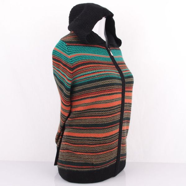 pure cashmere knit women colorful striped hooded zipper cardigan sweater coat super large size s-6xl wholesale retail, White
pure cashmere knit women colorful striped hooded zipper cardigan sweater coat super large size s-6xl wholesale retail, White