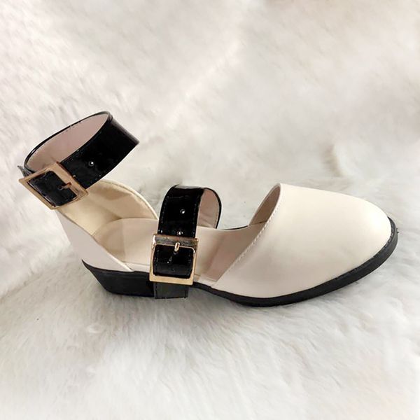 woman summer leather shoes buckle flats fmeale ankle strap classic women ladie round toe shoes women's footwear plus size, Black
woman summer leather shoes buckle flats fmeale ankle strap classic women ladie round toe shoes women's footwear plus size, Black