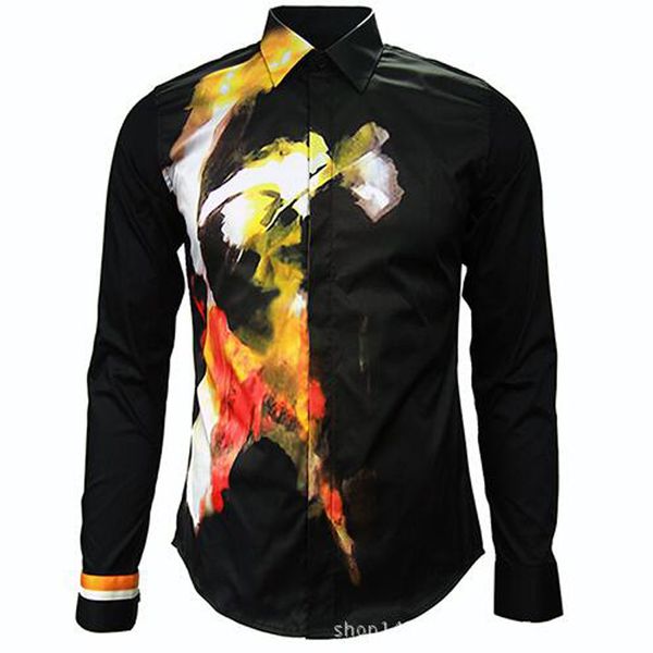 men's gothic t show brand quality cotton long sleeve casual shirts euro fashion turn down collar royal pattern shirt male cloth, White;black
men's gothic t show brand quality cotton long sleeve casual shirts euro fashion turn down collar royal pattern shirt male cloth, White;black