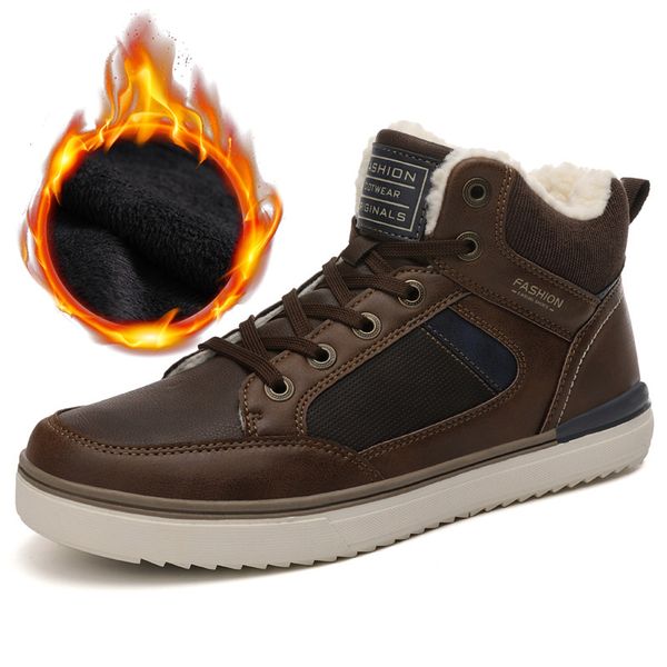 snow boots men winter shoes 2019 fashion warm plush shoes male footwear men ankle boots a1812, Black
snow boots men winter shoes 2019 fashion warm plush shoes male footwear men ankle boots a1812, Black