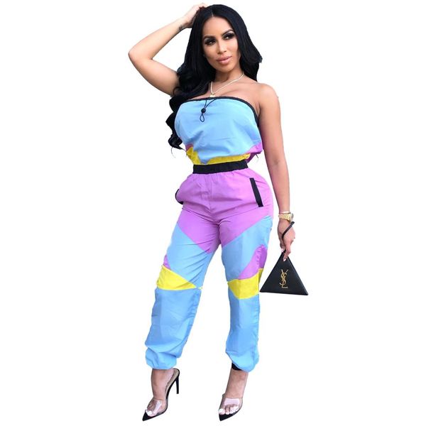 spring summer women jumpsuit bodycon playsuit bodysuit overalls rompers plus size patchwork color strapless jumpsuits casual, Black;white
spring summer women jumpsuit bodycon playsuit bodysuit overalls rompers plus size patchwork color strapless jumpsuits casual, Black;white