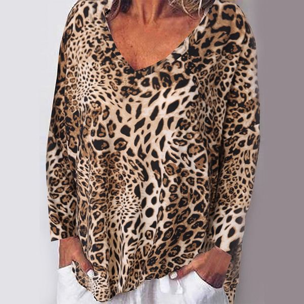wenyujh plus size women and blouses leopard print shirt 2020 fashion new long sleeve blusas pullovers tunic shirts chemise, White
wenyujh plus size women and blouses leopard print shirt 2020 fashion new long sleeve blusas pullovers tunic shirts chemise, White