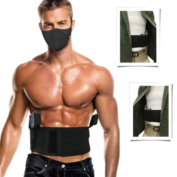 new stealth tactical gun holster belt high-quality high-elastic breathable fabric comes with magazine storage bag left and right can be used, Black;green
new stealth tactical gun holster belt high-quality high-elastic breathable fabric comes with magazine storage bag left and right can be used, Black;green