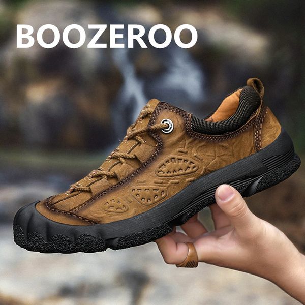 boozeroo 2019 outdoor leisure leather shoes men's climbing non-slip wear-resistant shoes, Black
boozeroo 2019 outdoor leisure leather shoes men's climbing non-slip wear-resistant shoes, Black