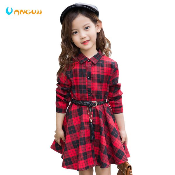 girls blouse spring and autumn cotton shirts loose casual plaid fashion full sleeve outwear belt shirt dress red and black t200229, White;black
girls blouse spring and autumn cotton shirts loose casual plaid fashion full sleeve outwear belt shirt dress red and black t200229, White;black
