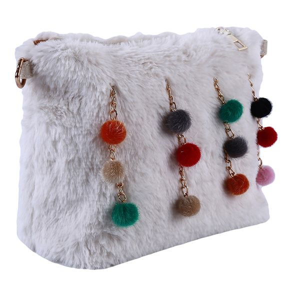 2019 ladies messenger bag new fashion fur bag wild korean style cute simple hair chain personality ball tassel shoulder
2019 ladies messenger bag new fashion fur bag wild korean style cute simple hair chain personality ball tassel shoulder