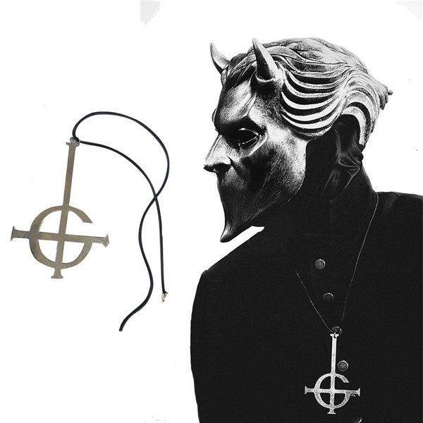 ghost nameless ghouls necklace cosplay ghost b.c rock roll band costume accessory grucifix papa emeritus patch necklaces jewelry, Black;red
ghost nameless ghouls necklace cosplay ghost b.c rock roll band costume accessory grucifix papa emeritus patch necklaces jewelry, Black;red