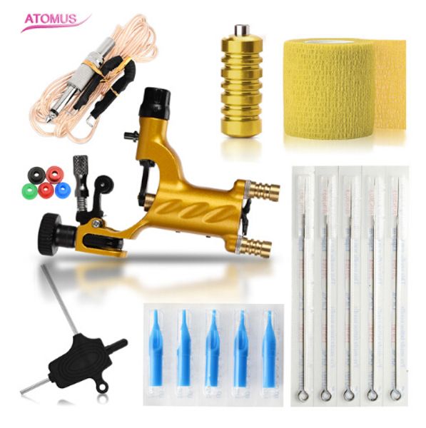 tattoo machine set gold not completed tattoo kit professional rotary maquina de tatuagem needle elastic self adhesive grip
tattoo machine set gold not completed tattoo kit professional rotary maquina de tatuagem needle elastic self adhesive grip