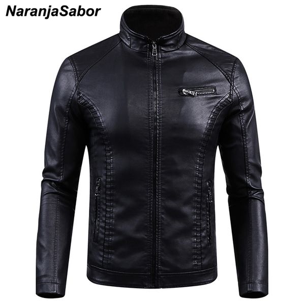 naranjasabor winter men's fleece leather jacket pu coats thermal motorcycle outerwear male jackets mens brand clothing 6xl n442, Black
naranjasabor winter men's fleece leather jacket pu coats thermal motorcycle outerwear male jackets mens brand clothing 6xl n442, Black