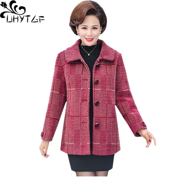 uhytgf 5xl plus size coats female quality mink cashmere autumn winter wool coat elegant plaid loose short jacket womens 551, Black
uhytgf 5xl plus size coats female quality mink cashmere autumn winter wool coat elegant plaid loose short jacket womens 551, Black