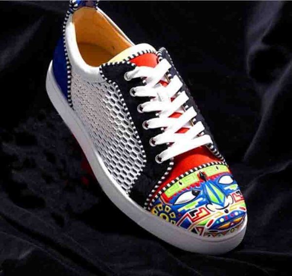 2019 новый сезон лето осень мода красное дно мужчины кроссовки высокое качество louspiked младший тони плоские граффити глаза lowcut скейт т, Black 
2019 новый сезон лето осень мода красное дно мужчины кроссовки высокое качество louspiked младший тони плоские граффити глаза lowcut скейт т, Black