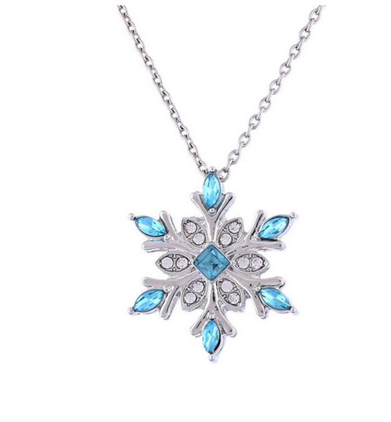 снежинка циркон ожерелье старинные леди цвет серебряные ожерелья подвески синий кристалл цветок ожерелье, Silver 
снежинка циркон ожерелье старинные леди цвет серебряные ожерелья подвески синий кристалл цветок ожерелье, Silver
