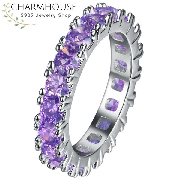 charmhouse sterling silver rings for women 3mm zirconia finger ring bague femme anel fashion wedding bridal jewelry accessories, Golden;silver
charmhouse sterling silver rings for women 3mm zirconia finger ring bague femme anel fashion wedding bridal jewelry accessories, Golden;silver