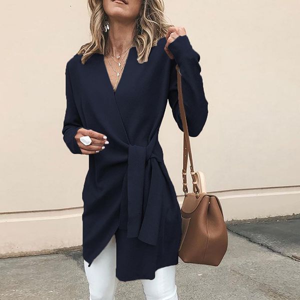 cappotto lungo donna chic women solid color v neck long sleeve waist knotted casual knitted coat abrigos mujer invierno 2019, Black
cappotto lungo donna chic women solid color v neck long sleeve waist knotted casual knitted coat abrigos mujer invierno 2019, Black