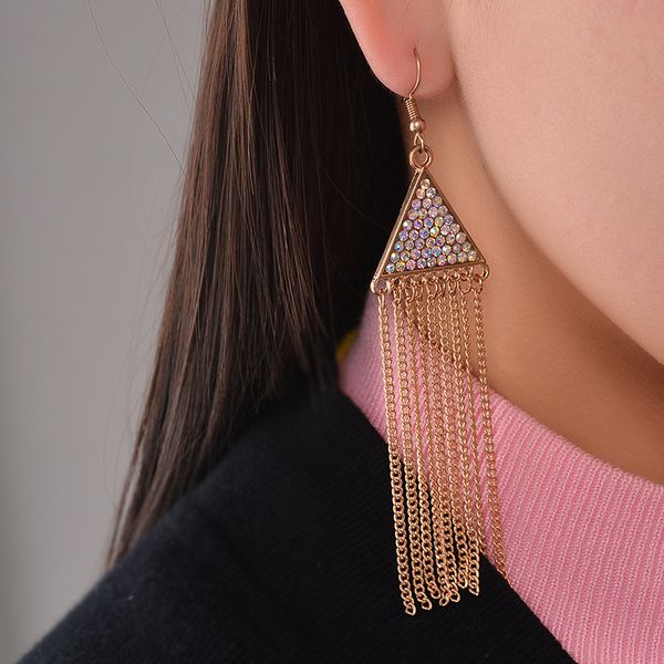 bohemia crystal long tassel drop dangle earrings elegant ears accessories for female drop earrings jewelry, Silver
bohemia crystal long tassel drop dangle earrings elegant ears accessories for female drop earrings jewelry, Silver