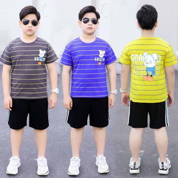 fat boy girl child clothes large plus size 2020 summer children's sets cotton casual sports t-shirts + shorts kids boy clothes, White
fat boy girl child clothes large plus size 2020 summer children's sets cotton casual sports t-shirts + shorts kids boy clothes, White