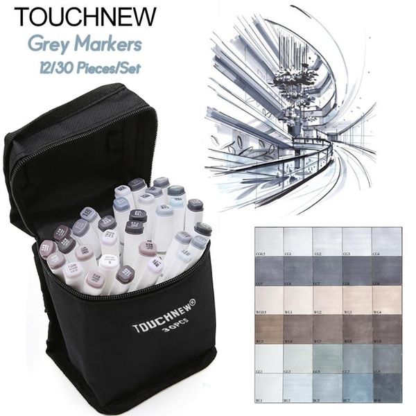 touchnew 6/12/30color grey markers dual alcohol based head sketch art marker for design marker pen office school supplies
touchnew 6/12/30color grey markers dual alcohol based head sketch art marker for design marker pen office school supplies