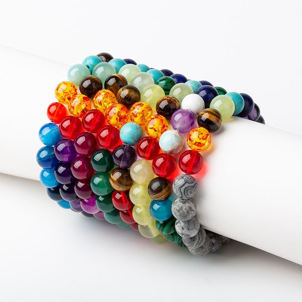 meajoe 10mm seven chakra yoga bracelets 10 models available round chain beads bracelets jewelry for women friend gift, Black
meajoe 10mm seven chakra yoga bracelets 10 models available round chain beads bracelets jewelry for women friend gift, Black