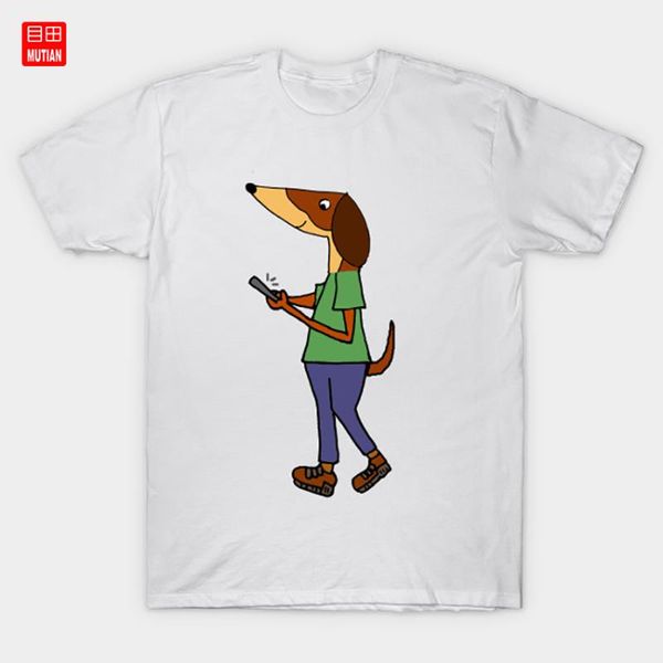 cute dachshund dog sending text message t-shirt phone messaging smartphone humor text dog dachshund funny pet mobile, White;black
cute dachshund dog sending text message t-shirt phone messaging smartphone humor text dog dachshund funny pet mobile, White;black