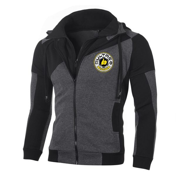bultaco cemoto dropshipping fashion men's slim autumn and winter zipper hooded cardigan sweatshirts splicing fake personality, Black
bultaco cemoto dropshipping fashion men's slim autumn and winter zipper hooded cardigan sweatshirts splicing fake personality, Black