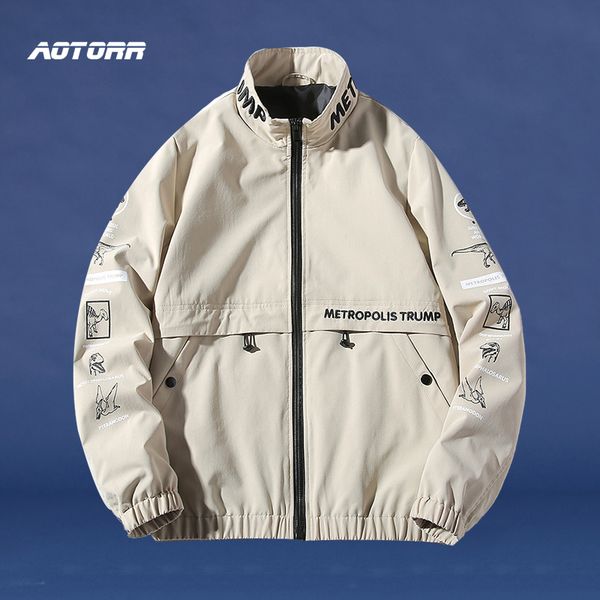 men fashion street jackets 2020 men's embroidered print casual coat spring autumn japanese style bomber jackets chaqueta hombre, Black;brown
men fashion street jackets 2020 men's embroidered print casual coat spring autumn japanese style bomber jackets chaqueta hombre, Black;brown