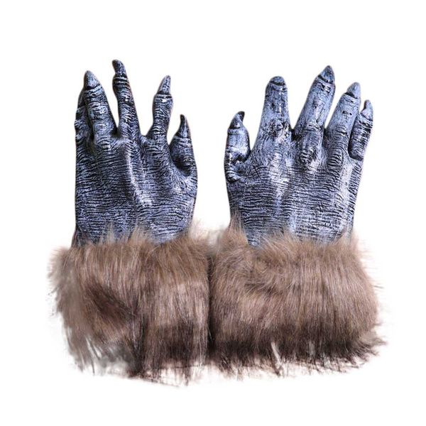 halloween werewolf ghost festival hairy beast gloves simulation wolf claw gloves a20, Blue;gray
halloween werewolf ghost festival hairy beast gloves simulation wolf claw gloves a20, Blue;gray