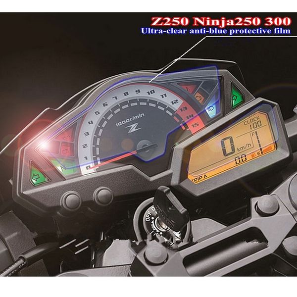 for z250 ninja250 ninja300 motorcycle speed instrument cluster scratch protection film screen protector blu-ray
for z250 ninja250 ninja300 motorcycle speed instrument cluster scratch protection film screen protector blu-ray