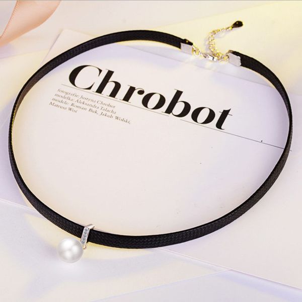 kofsac new charm silver 925 shiny cz pearl pendant necklaces for women party black wax rope torques choker fashion jewelry gift
kofsac new charm silver 925 shiny cz pearl pendant necklaces for women party black wax rope torques choker fashion jewelry gift