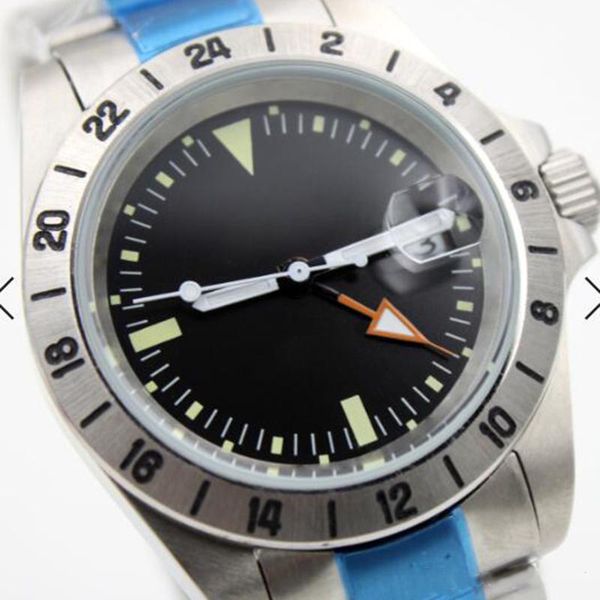 new arrival outdoor 40mm black dial stainless steel bracelet automatic mens watch fixed bezel man watches with dot hour markers, Slivery;brown
new arrival outdoor 40mm black dial stainless steel bracelet automatic mens watch fixed bezel man watches with dot hour markers, Slivery;brown