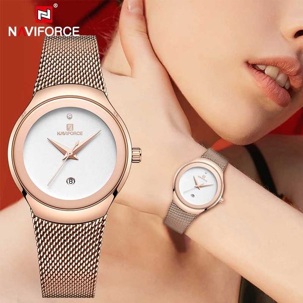 naviforce women's watches fashion simple ladies quartz wristwatch stainless steel waterproof girls clock, Slivery;brown
naviforce women's watches fashion simple ladies quartz wristwatch stainless steel waterproof girls clock, Slivery;brown