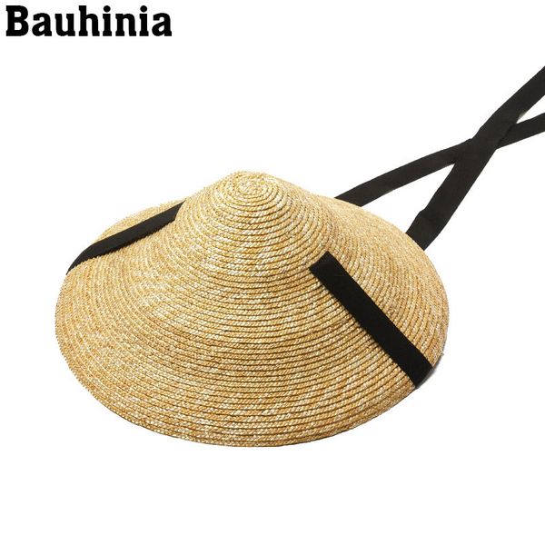 bauhinia 2020 new summerstraw bamboo cone hats natural wheat straw hats high long ribbon lace-up wide brim beach, Blue;gray
bauhinia 2020 new summerstraw bamboo cone hats natural wheat straw hats high long ribbon lace-up wide brim beach, Blue;gray