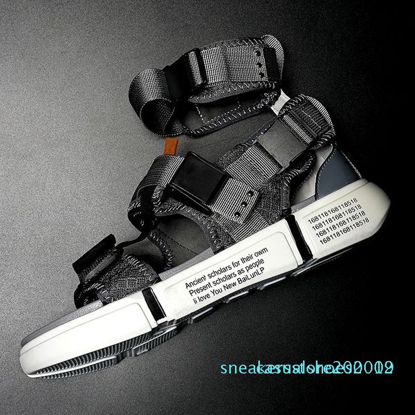 fashion sandals men shoes new summer super male casual shoes wedge chunky comfortable gladiator high sandal s09, Black
fashion sandals men shoes new summer super male casual shoes wedge chunky comfortable gladiator high sandal s09, Black