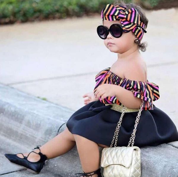 ins summer kids clothes girls outfits 3pcs stripe +bows headbands + skirts girls dress suits kids clothes, White
ins summer kids clothes girls outfits 3pcs stripe +bows headbands + skirts girls dress suits kids clothes, White