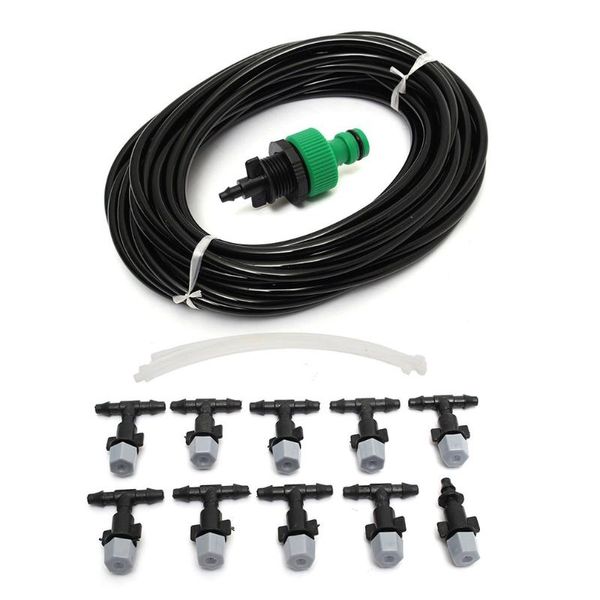 10m atomized micro spray set plastic+rubber mist nozzle outdoor water misting sprinkler grass plant irrigation 1 set
10m atomized micro spray set plastic+rubber mist nozzle outdoor water misting sprinkler grass plant irrigation 1 set