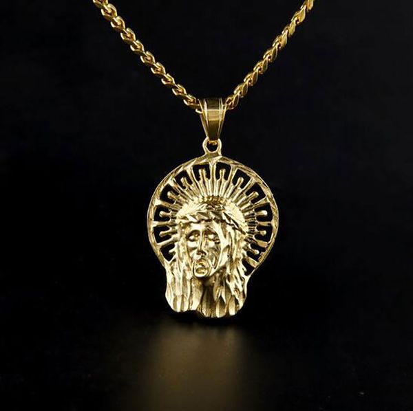 18k gold jesus halo custom pendant 316l stainess steel pendant necklace jesus pendant 30inch cuban chain, Silver
18k gold jesus halo custom pendant 316l stainess steel pendant necklace jesus pendant 30inch cuban chain, Silver