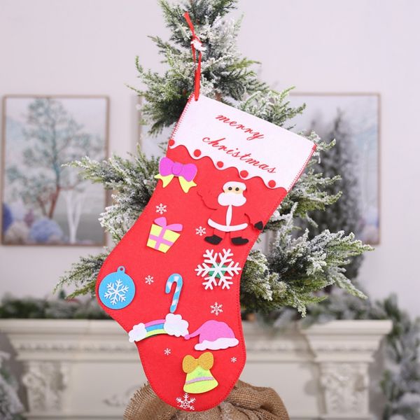 diy christmas stockings santa removable ornaments candy bag snowman pocket xmas hand decoration
diy christmas stockings santa removable ornaments candy bag snowman pocket xmas hand decoration
