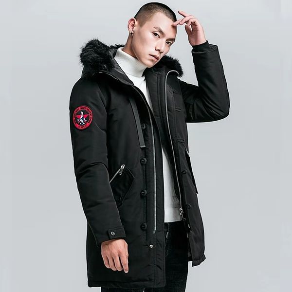 mens designer parka jacket luxury cotton-padded thick winter puffer jacket men streetwear black long coat plus size fur hooded coats m-4xl, Black;brown
mens designer parka jacket luxury cotton-padded thick winter puffer jacket men streetwear black long coat plus size fur hooded coats m-4xl, Black;brown