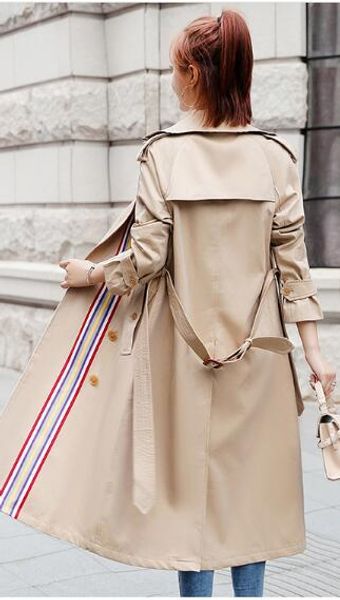 women fashion england x-long style trench coat/brand designer double breasted plus size trench for women, Tan;black
women fashion england x-long style trench coat/brand designer double breasted plus size trench for women, Tan;black