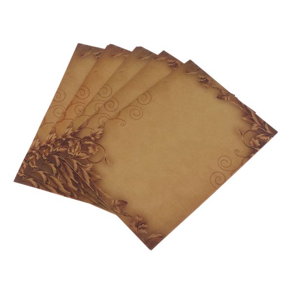 40 sheets vintage retro european style writing stationery paper letter set (kraft paper sheets) for wedding valentines day decoration
40 sheets vintage retro european style writing stationery paper letter set (kraft paper sheets) for wedding valentines day decoration