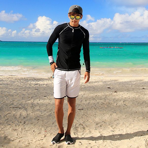 мужская малый шею длинным рукавом пляж купальник солнцезащитный quick-dry сплошной цвет купальник черно-белый купальник set
мужская малый шею длинным рукавом пляж купальник солнцезащитный quick-dry сплошной цвет купальник черно-белый купальник set