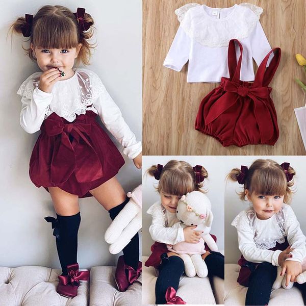 2pcs new продажа малышей комплекты детские наборы костюма девушки дети / детская одежда девочки кружева рябить воротник с длинным рукавом би, White
2pcs new продажа малышей комплекты детские наборы костюма девушки дети / детская одежда девочки кружева рябить воротник с длинным рукавом би, White