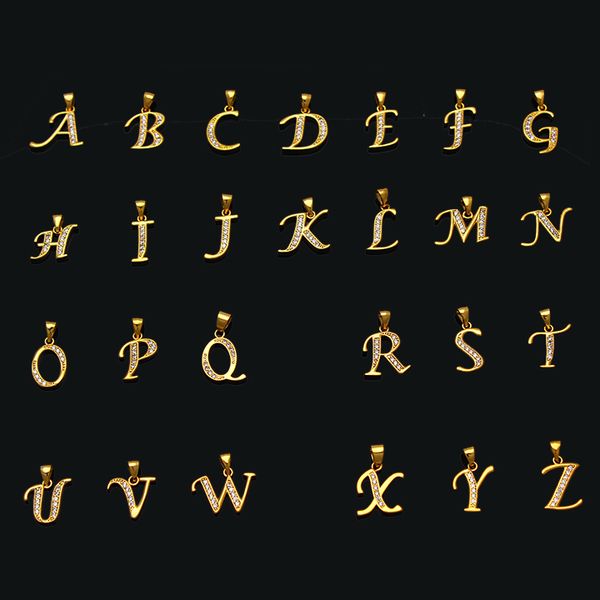 fansheng small letters gold charms necklace pendant cubic zirconia letter a-z jewelry without chain for women/man /baby, Bronze;silver 
fansheng small letters gold charms necklace pendant cubic zirconia letter a-z jewelry without chain for women/man /baby, Bronze;silver