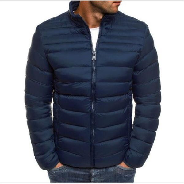 winter fashion outerwear men's stand collar pure color zipper cotton-padded clothes outdoor warm windproof jacket, Black
winter fashion outerwear men's stand collar pure color zipper cotton-padded clothes outdoor warm windproof jacket, Black