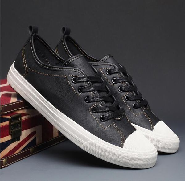 nice spring autumn new fashion cool men lace-up leather casual shoes men trend shoes loafers, Black
nice spring autumn new fashion cool men lace-up leather casual shoes men trend shoes loafers, Black