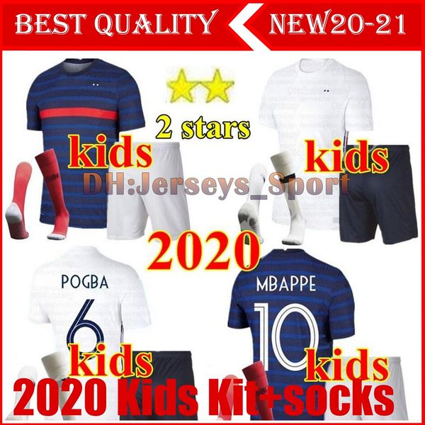 2020 france boys chandal maillot de foot francia enfant kids kit 2 stars griezmann kante mbappe pogba franca football french soccer jerseys, Black
2020 france boys chandal maillot de foot francia enfant kids kit 2 stars griezmann kante mbappe pogba franca football french soccer jerseys, Black