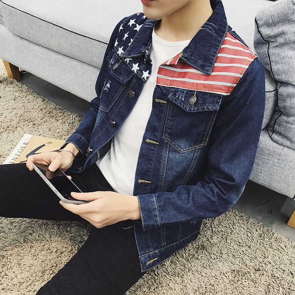 wholesale 2019 spring autumn korean denim jacket large size pentagram slim student jacket men's clothes casual chaqueta hombre, Black;brown
wholesale 2019 spring autumn korean denim jacket large size pentagram slim student jacket men's clothes casual chaqueta hombre, Black;brown
