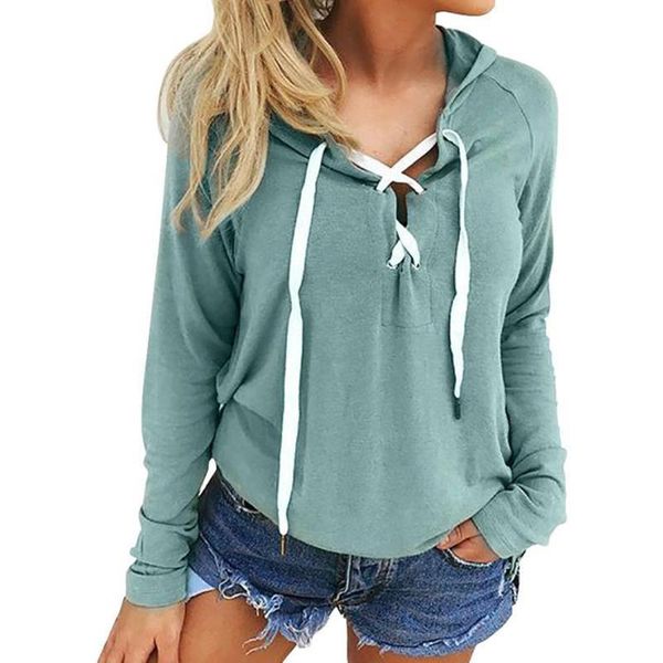 casual women hoodies sweatshirt v-neck pullovers female long sleeve bandage tracksuits jumper plus size s-4xl ws2926v, Black
casual women hoodies sweatshirt v-neck pullovers female long sleeve bandage tracksuits jumper plus size s-4xl ws2926v, Black